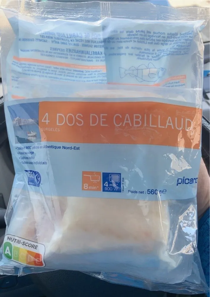 Dos de cabillauf
