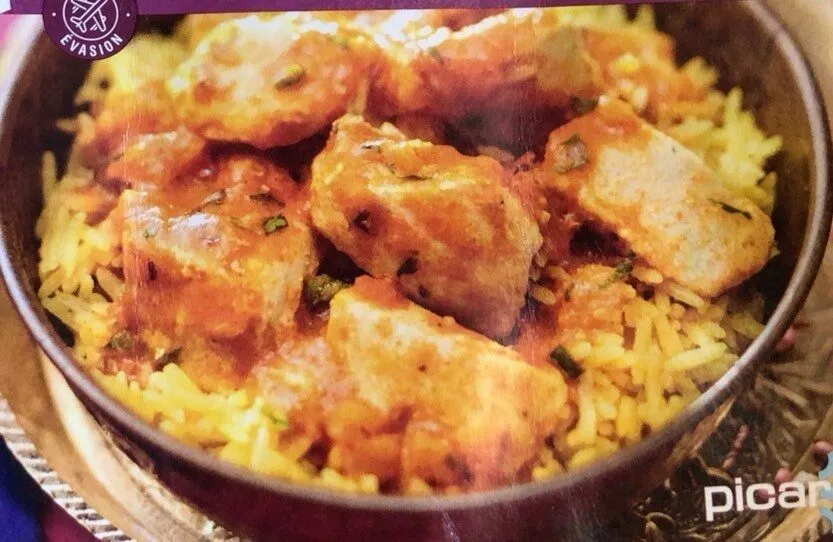 Butter chicken et riz pilaf