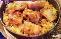 Butter chicken et riz pilaf
