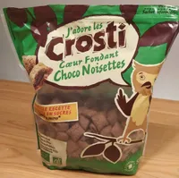 Crosti cœur fondant au chocolat noisette