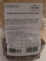 Muesli croustillant choco bio