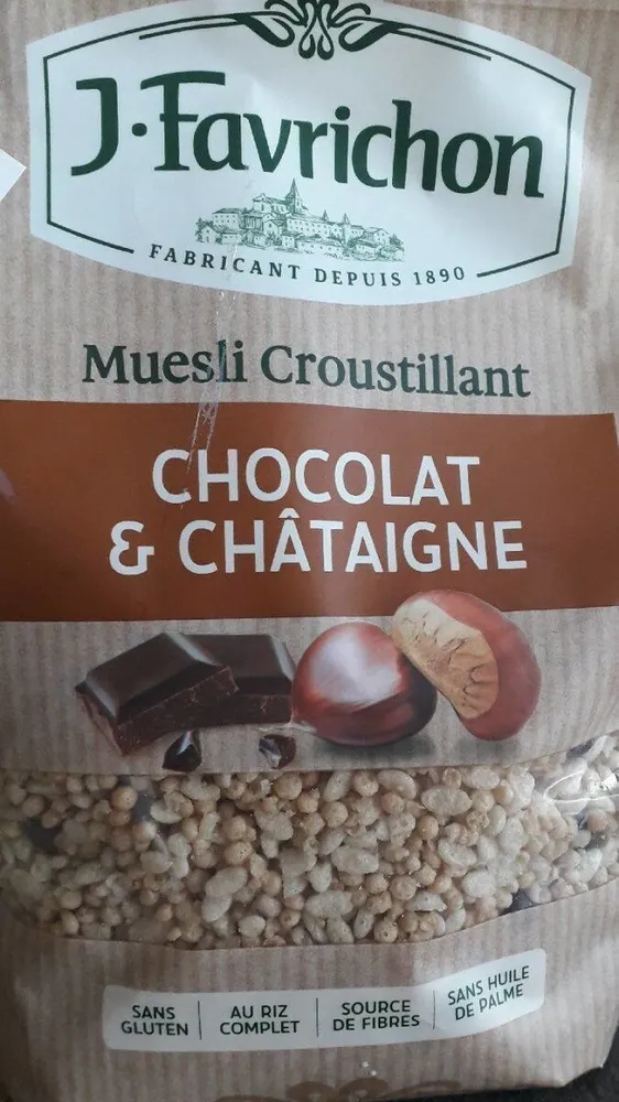 Muesli Croustillant - Chocolat et Châtaigne