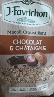 Muesli Croustillant - Chocolat et Châtaigne