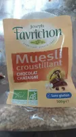 Muesli croustillant chocolat châtaigne