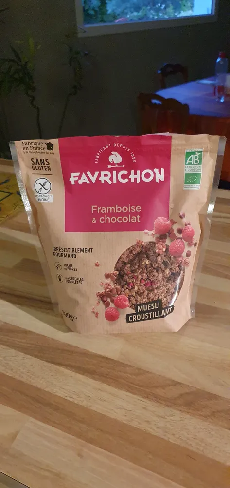 muesli croustillant Framboise & chocolat