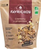Cranberry & gingembre
