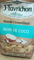 Muesli croustillant noix de coco