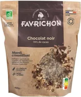 Muesli Croustillant Chocolat noir 70%