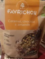 Muesli croustillant au caramel, chocolat & amande