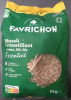 Muesli croustillant avoine blé et riz