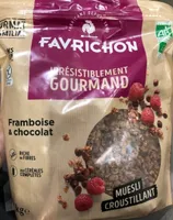 Muesli croustillant chocolat & framboise