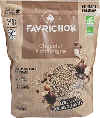 Céréales croustillantes chocolat & châtaigne