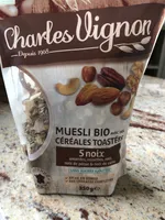 Muesli Céréales Toastées 5 Noix : Amandes, Noisettes, Noix, Noix De Pécan & Noix De Cajou