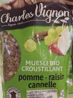 Muesli bio croustillant Pomme Raisin Cannelle
