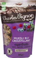 Céréales muesli croustillant superfruits Bio