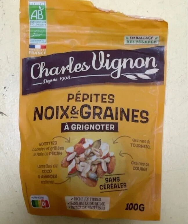 Pépites noix et graines à grignoter