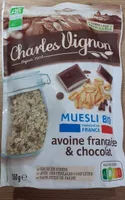 Muesli bio avoine française et chocolat