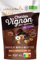 CHOCOLAT NOIR & NOISETTES MUESLI CROUSTILLANT BIO