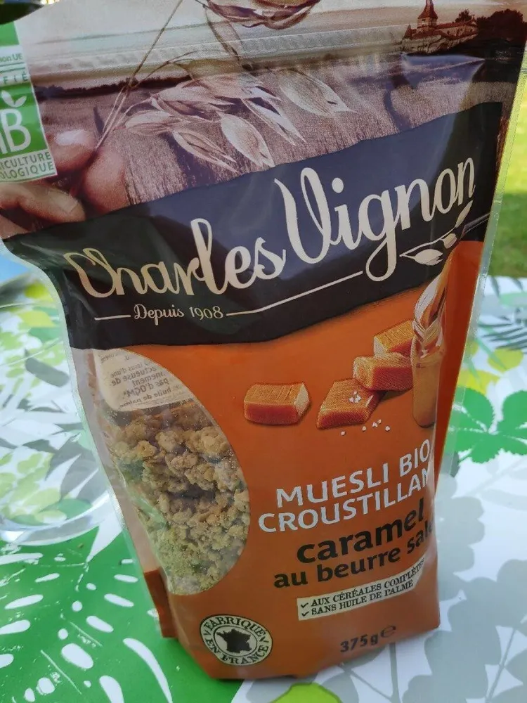 Muesli bio caramel au berre salé