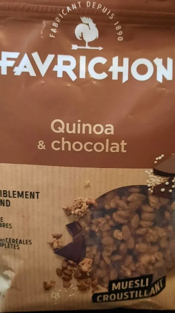 Muesli quinoa et chocolat