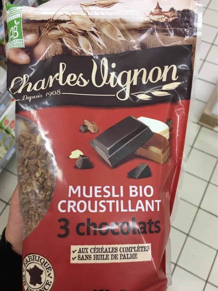 Muesli Bio Croustillant 3 chocolats