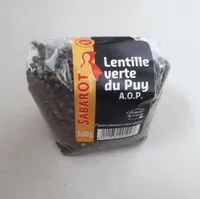 Lentilles vertes du Puy AOC SABAROT