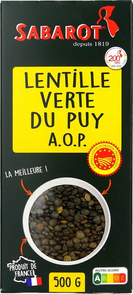Lentilles vertes du Puy