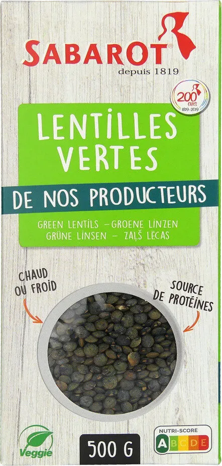 Lentilles vertes