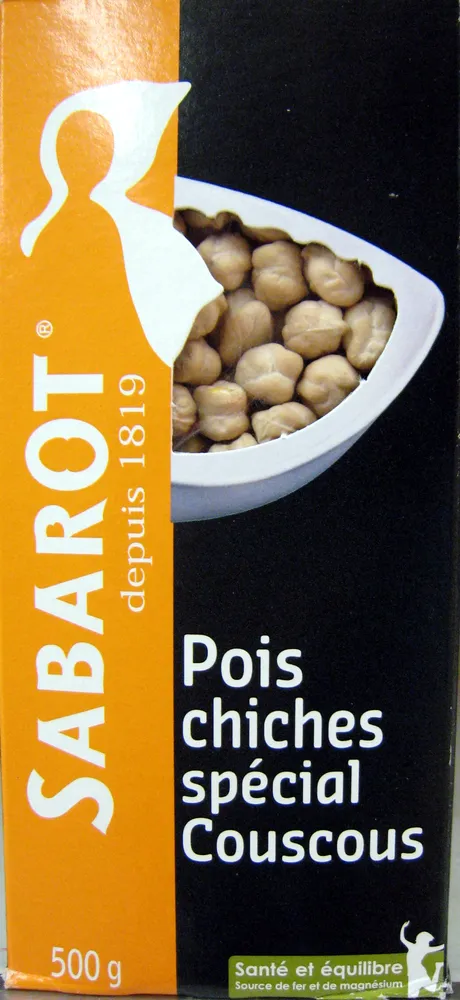 Pois chiches spécial couscous - 500 g - Sabarot