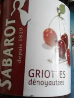 Griottes Dénoyautées Bocal 37cl.