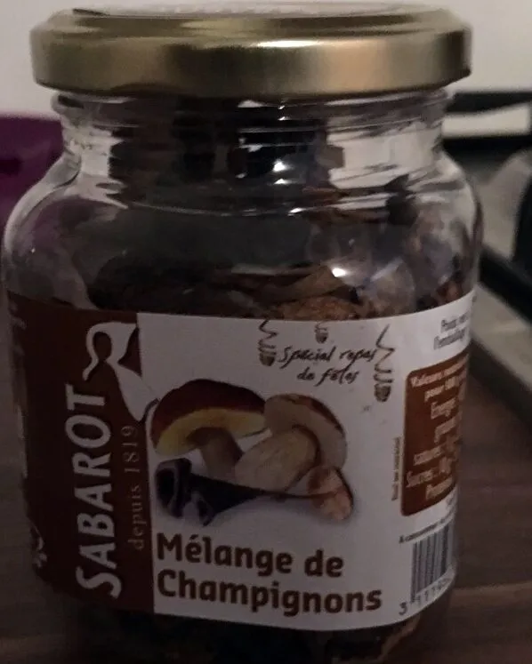 Champignons mélange séché Sabarot