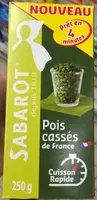 Pois cassés de France cuisson Rapide