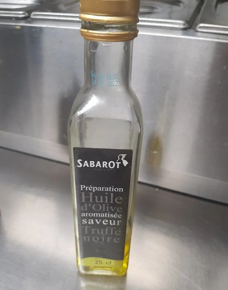 Huile d'olive aromatisé saveur truffe noire