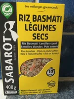 Riz basmati légumes secs 400 g