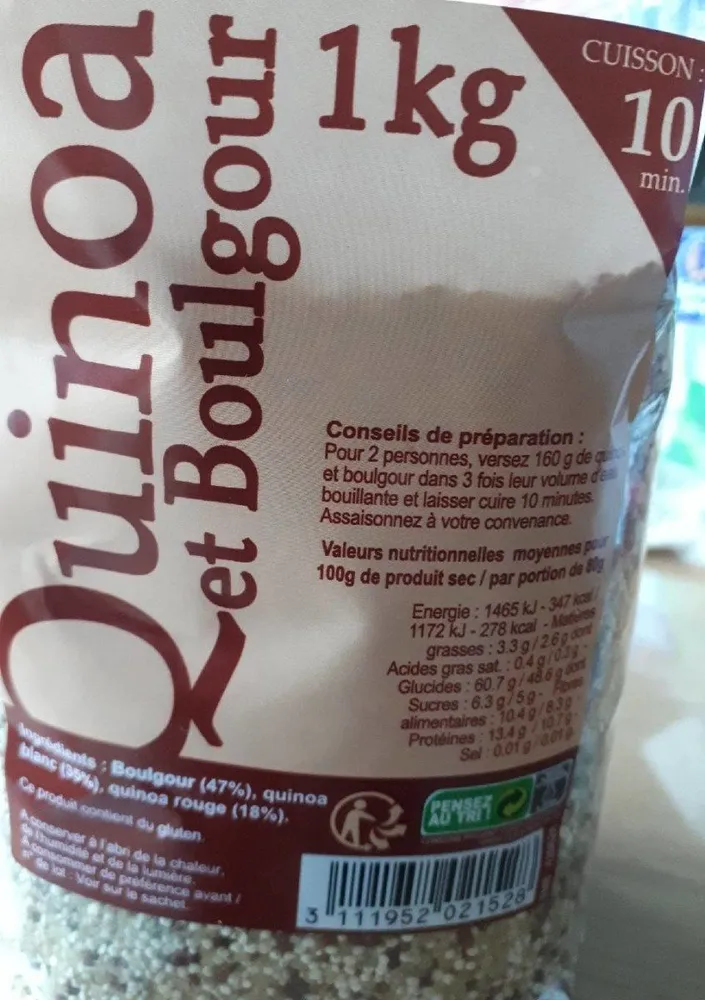 Quinoa et boulgour