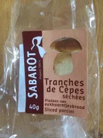 Tranches de cepes sechees