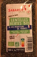 Lentilles Vertes Bio