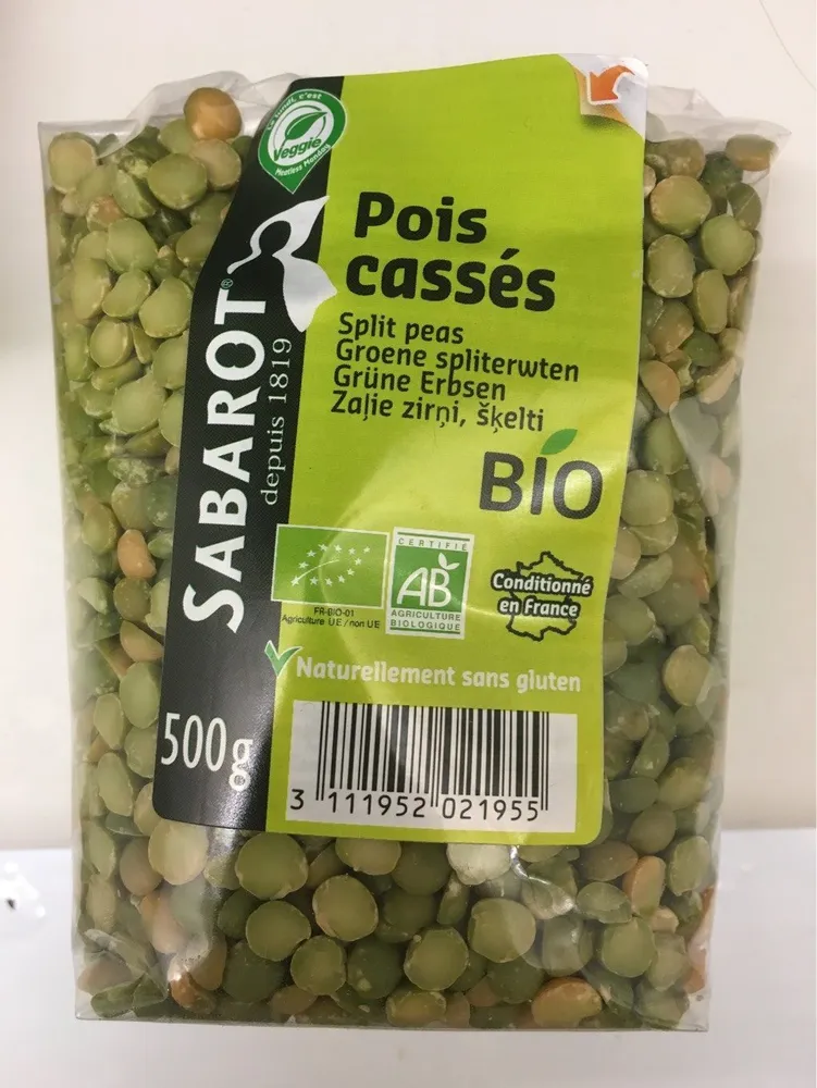pois cassés bio