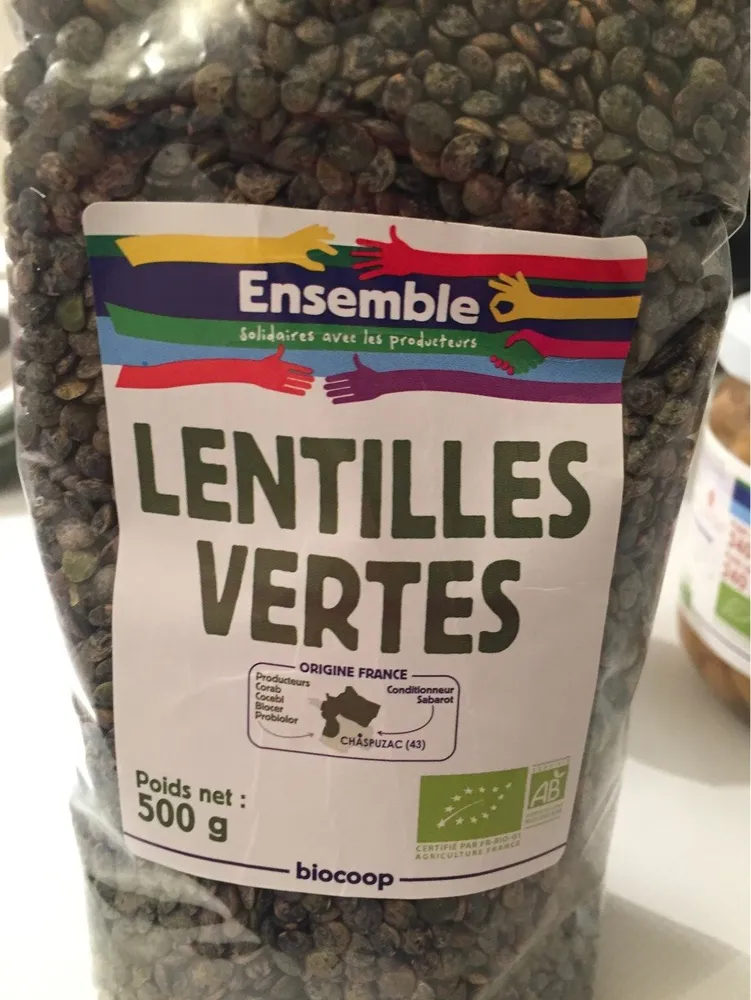 Lentilles vertes