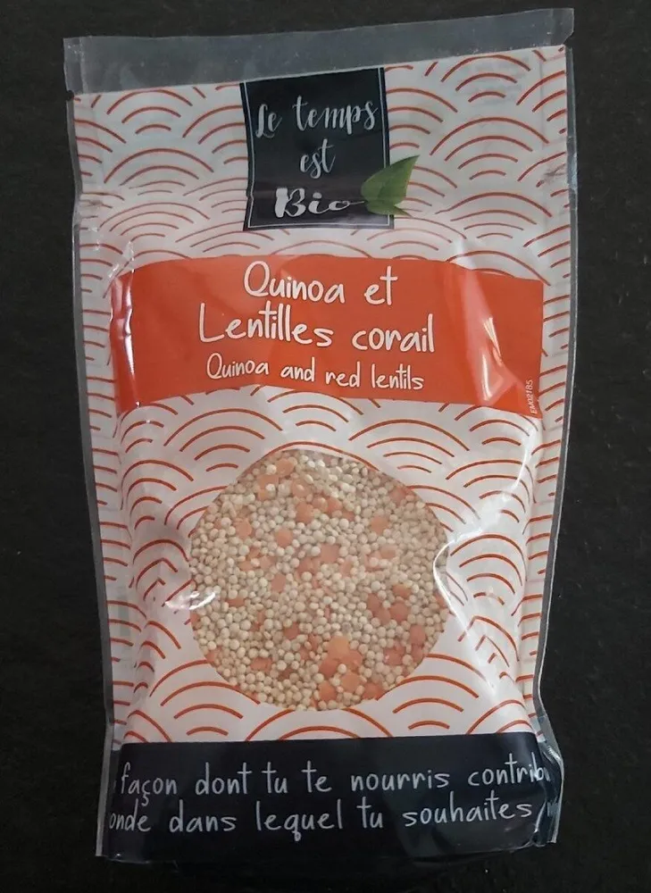 Quinoa et lentilles corail