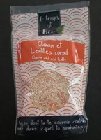 Quinoa et lentilles corail