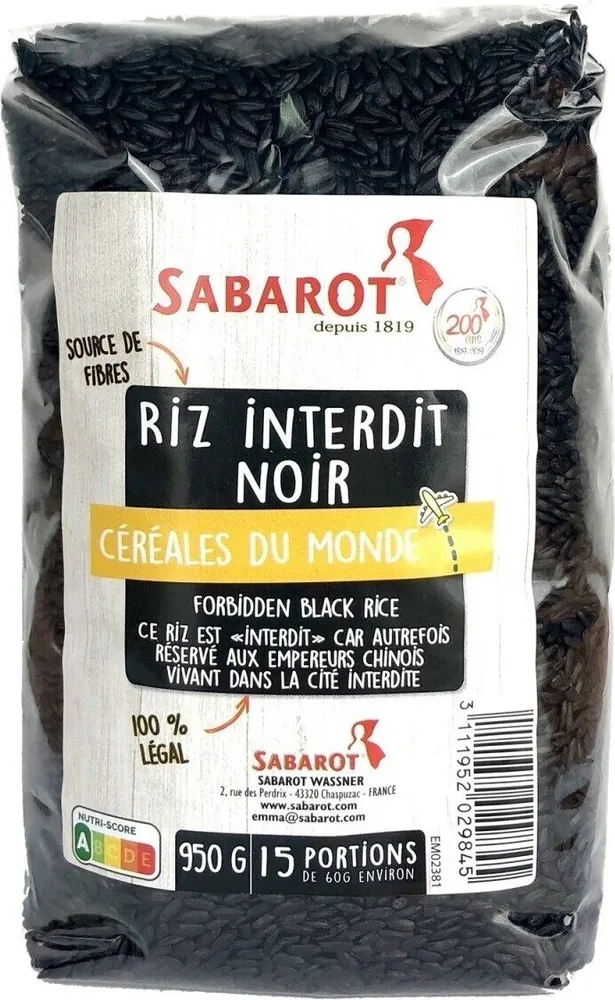 Riz interdit noir