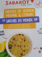 Taboule de quinoa menthe citron