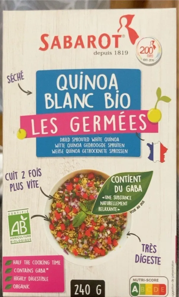 Quinoa blanc bio Germé