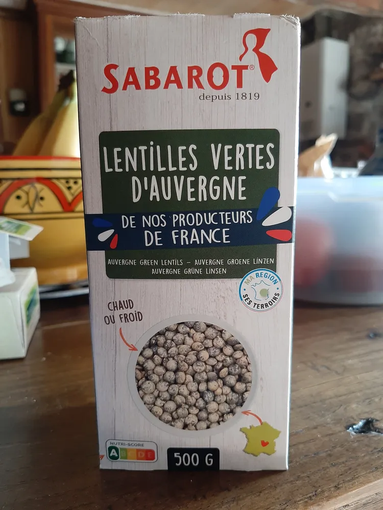 Lentilles vertes d’Auvergne