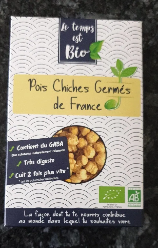 Pois chiches germés de France