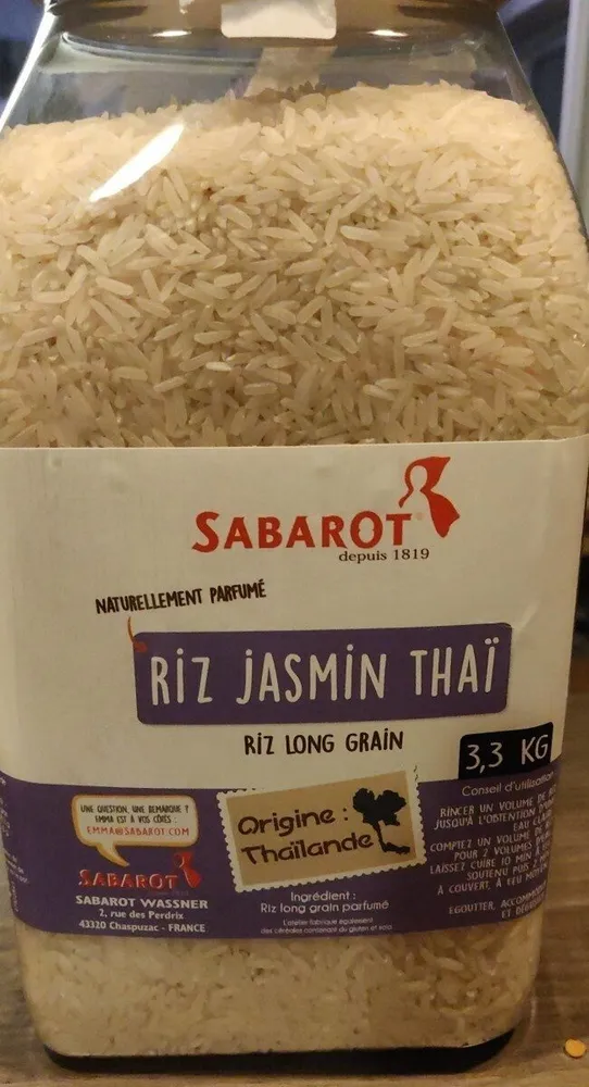 Riz jasmin thaï