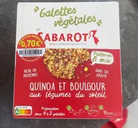 Galettes végétales - Quinoa et boulgour