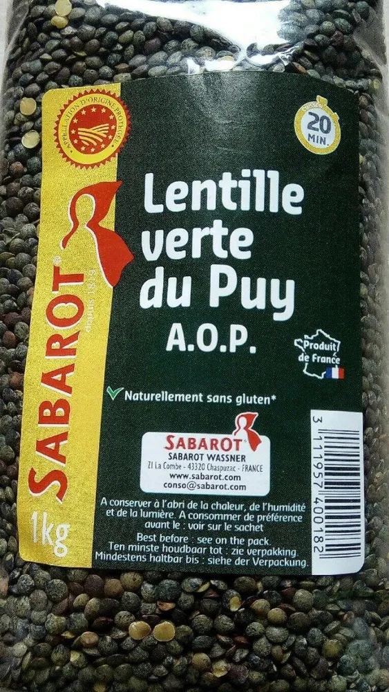 Lentille verte du Puy