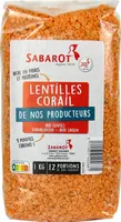 Lentilles corail